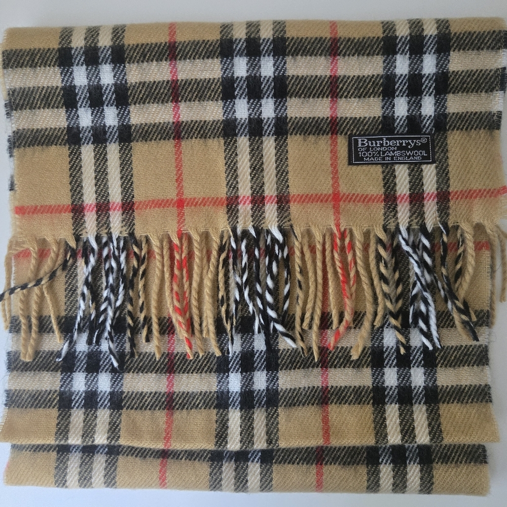 Burberrys (Vintage) Nova Check Scarf (HTF LONG Length)